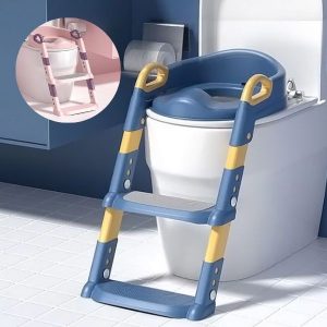 Kindertoiletbril met opstapjes | KIDDISTEP