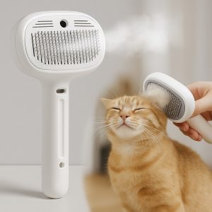 Brosse de toilettage à vapeur pour chiens et chats | GROOMSY