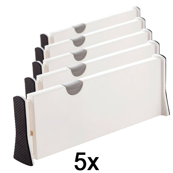 5x Verstelbare lade- & plankverdeler | DIVISERINO