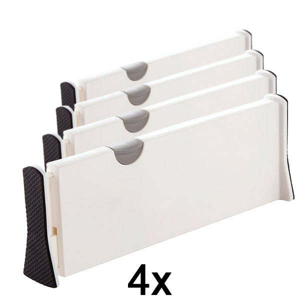 4x Verstelbare lade- & plankverdeler | DIVISERINO
