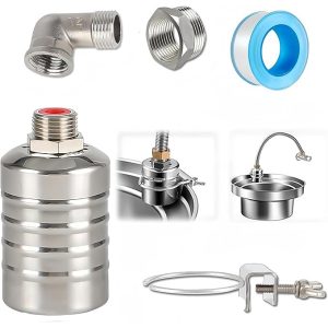 Vlotterklep - roestvrij staal 304, 1/2 & 3/4 inch, zonder stroom | VALVPRO