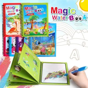 Waterkleurboek zonder knoeien voor kinderen| WONDERINK